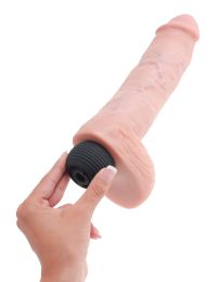 King Cock 11 Inch Squirting Cock With Balls - Flesh