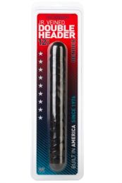 Jr. Veined Double Header 12 Inches - Bender -  Black