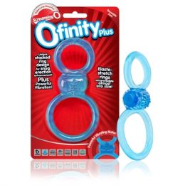 Ofinity Plus - Dual Vibrating Ring - Blue