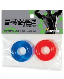 Power Stretch Donuts - 2 Pack - Red and Blue