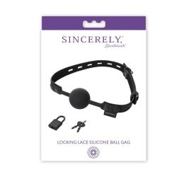 Sincerely Locking Lace Ball Gag