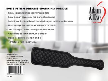 Eve's Fetish Dreams Spanking Paddle