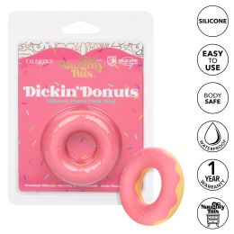 Naughty Bits Dickin Donuts Silicone Donut Cock  Ring - Pink