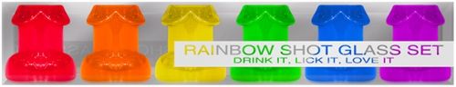 Rainbow Shot Glass Set