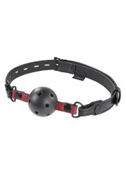 Saffron Interchangeable Gag - Black/red  Black/red